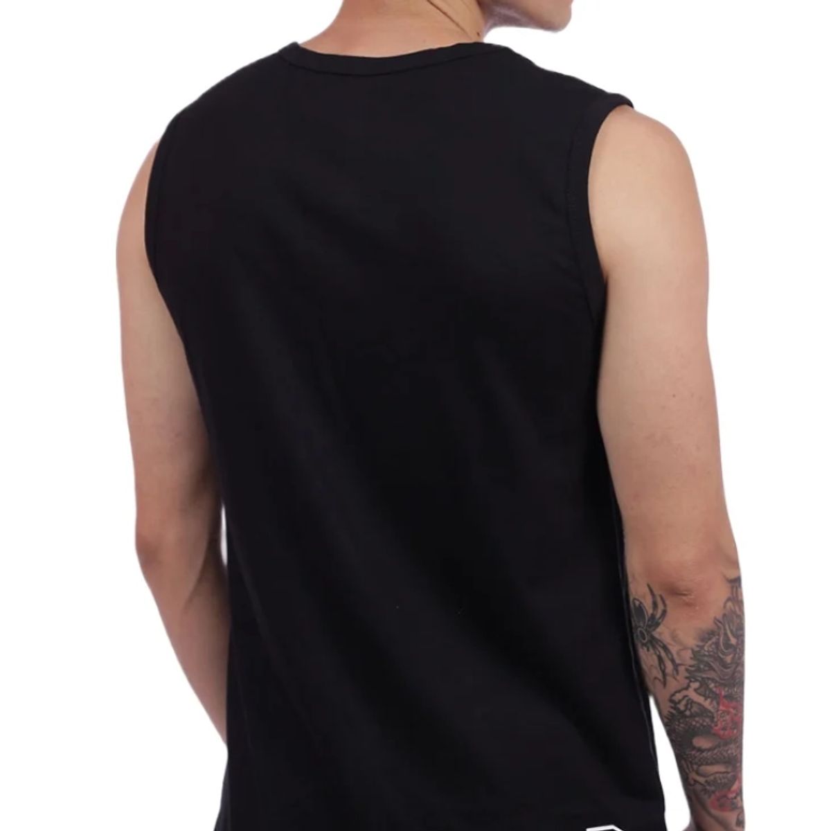 GENERICO - Polo de hombre manga cero100% algodón - Negro M