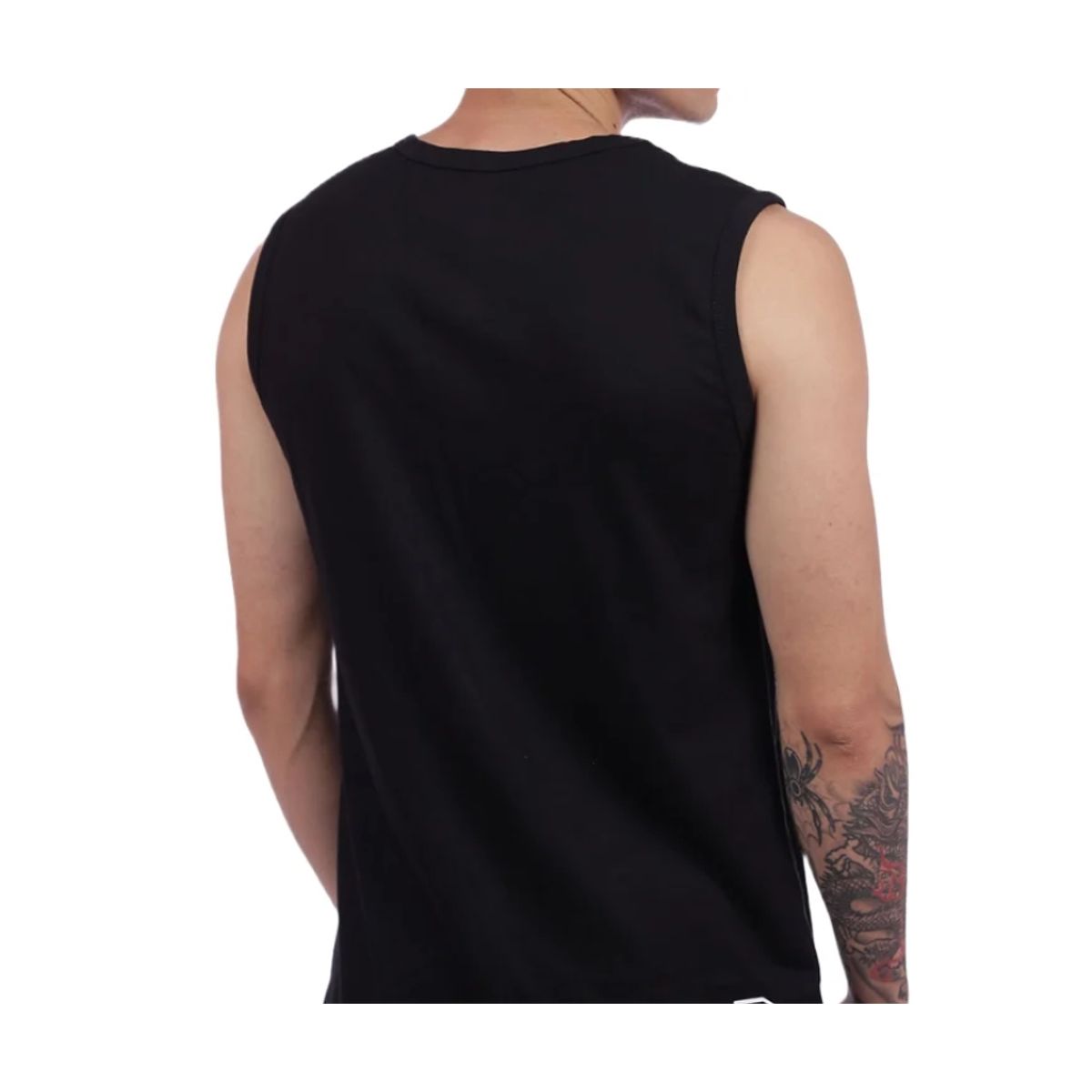 GENERICO - Polo de hombre manga cero100% algodón - Negro M