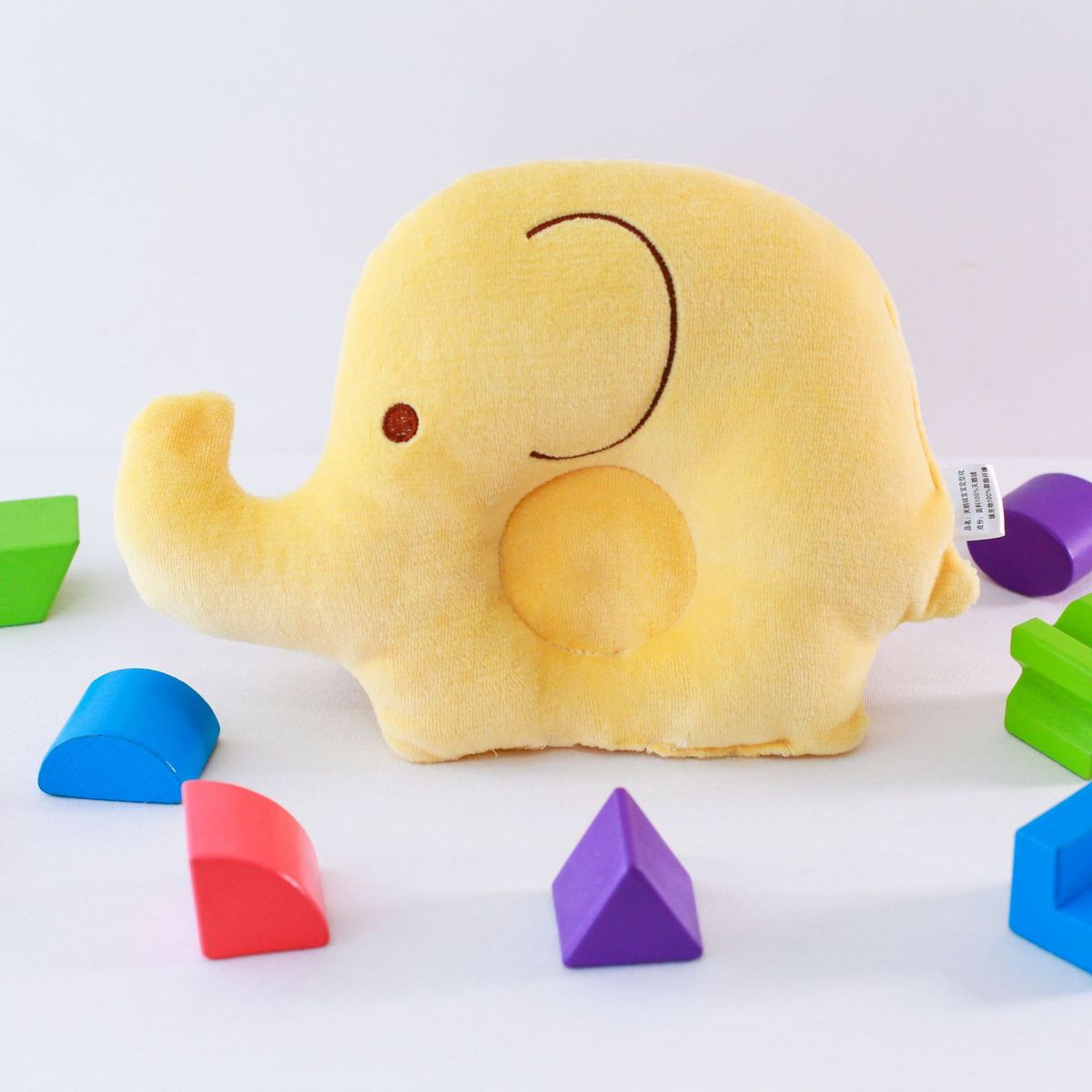 BAALATHKKO5 - Almohada De Espuma De Memoria Para Bebe Anti-plagiocefalia - Amarillo