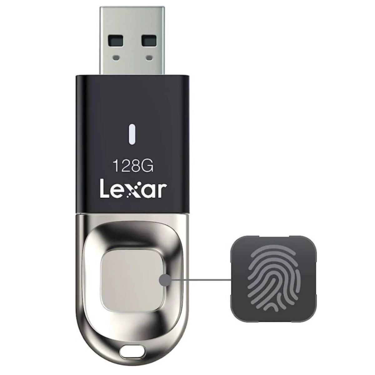 LEXAR - Memoria USB Lexar Jumpdrive Huella Digital F35 USB 3.0 128GB
