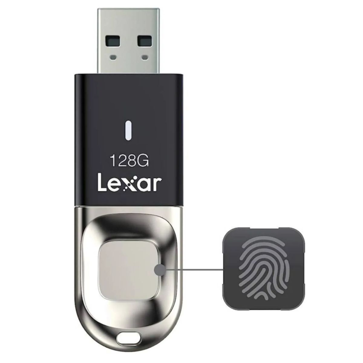 LEXAR - Memoria USB Lexar Jumpdrive Huella Digital F35 USB 3.0 128GB