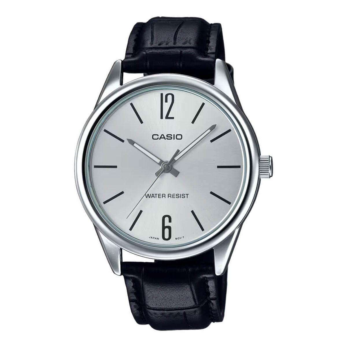 CASIO - Reloj Casio MTP-V005L-7BU Hombre Cuero Negro