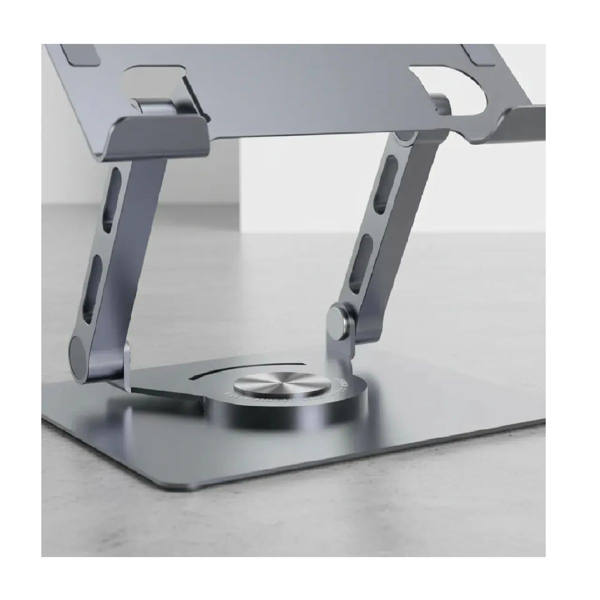 GENERICO - Soporte Laptop Tablet Macbook Aluminio Giratorio 360