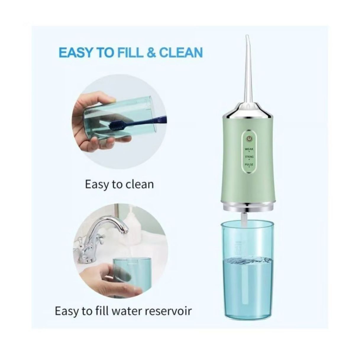OEM - Irrigador Dental Eléctrico Inalámbrico de Presión Regulable