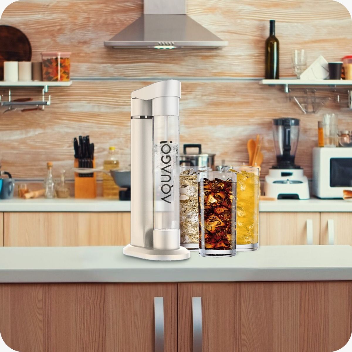 GENERICO - Combo Gasificadora de bebidas - Aquamix