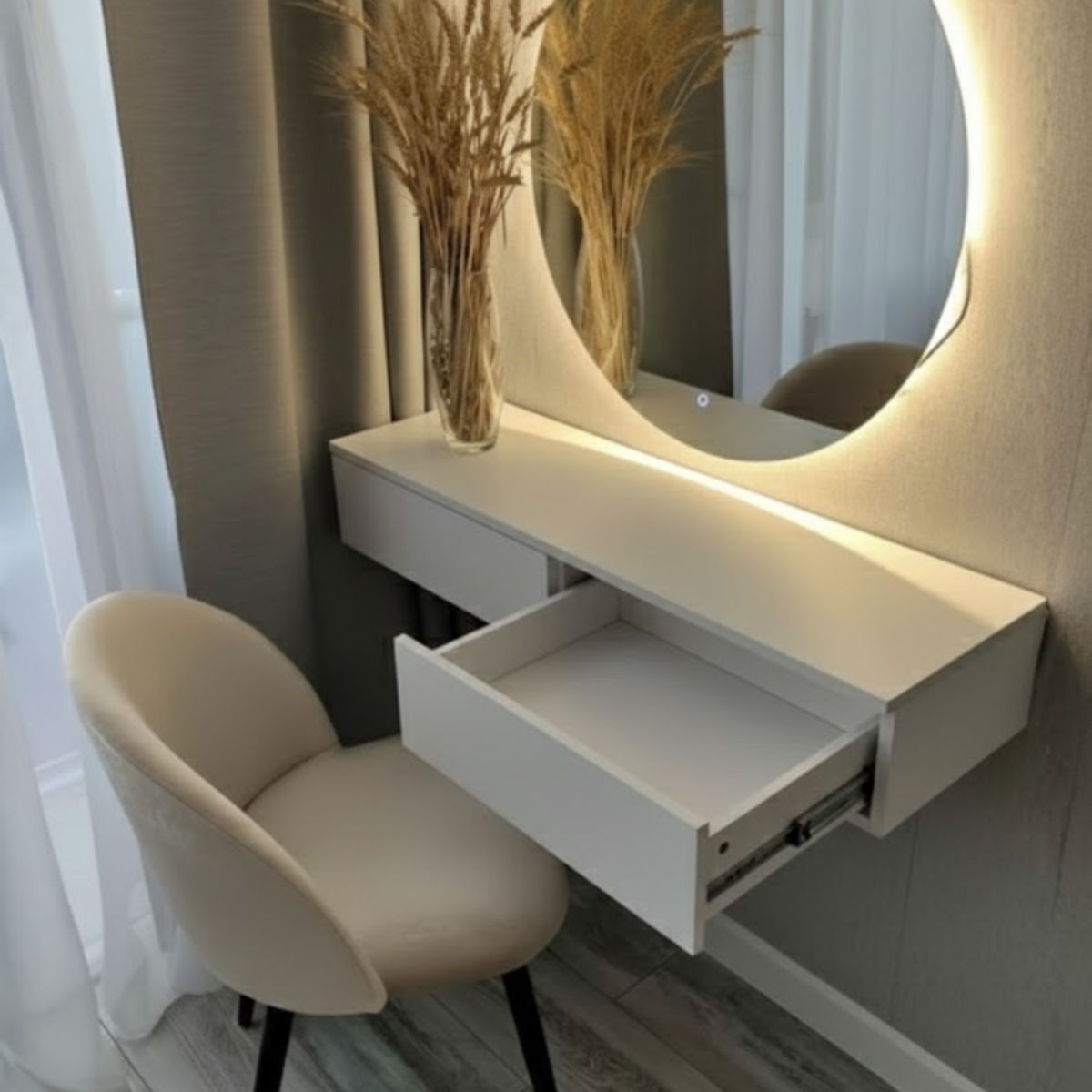 GENERICO - Tocador Vanity Flotante Blanco