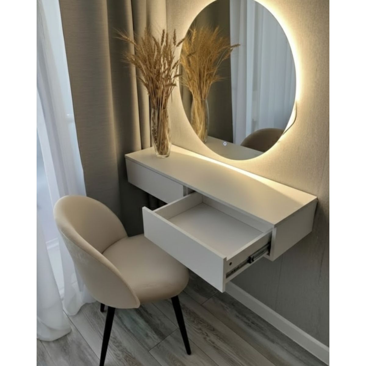 GENERICO - Tocador Vanity Flotante Blanco