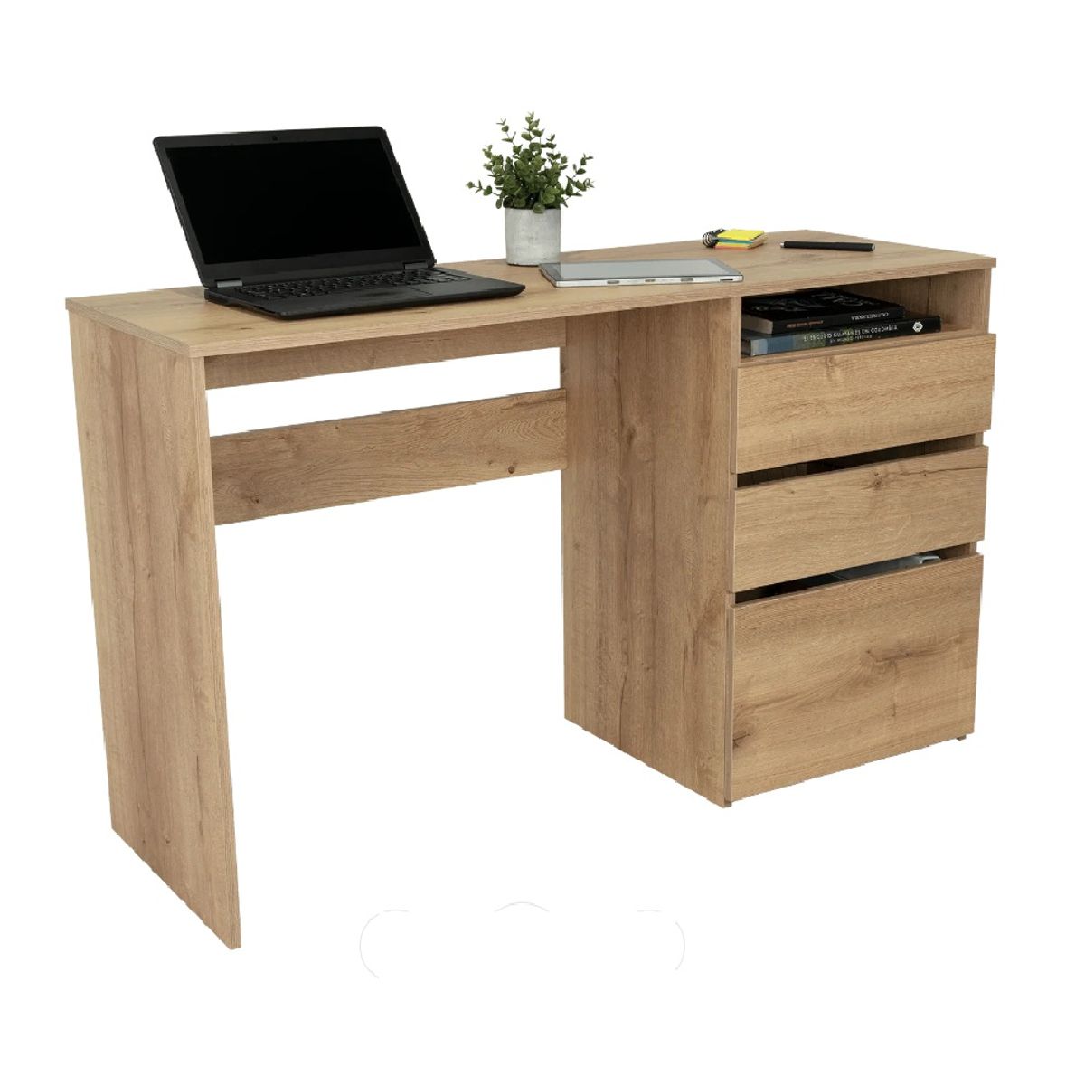 R&R MUEBLES - Escritorio Moderno 3 Cajones Tony Duna R&R MUEBLES
