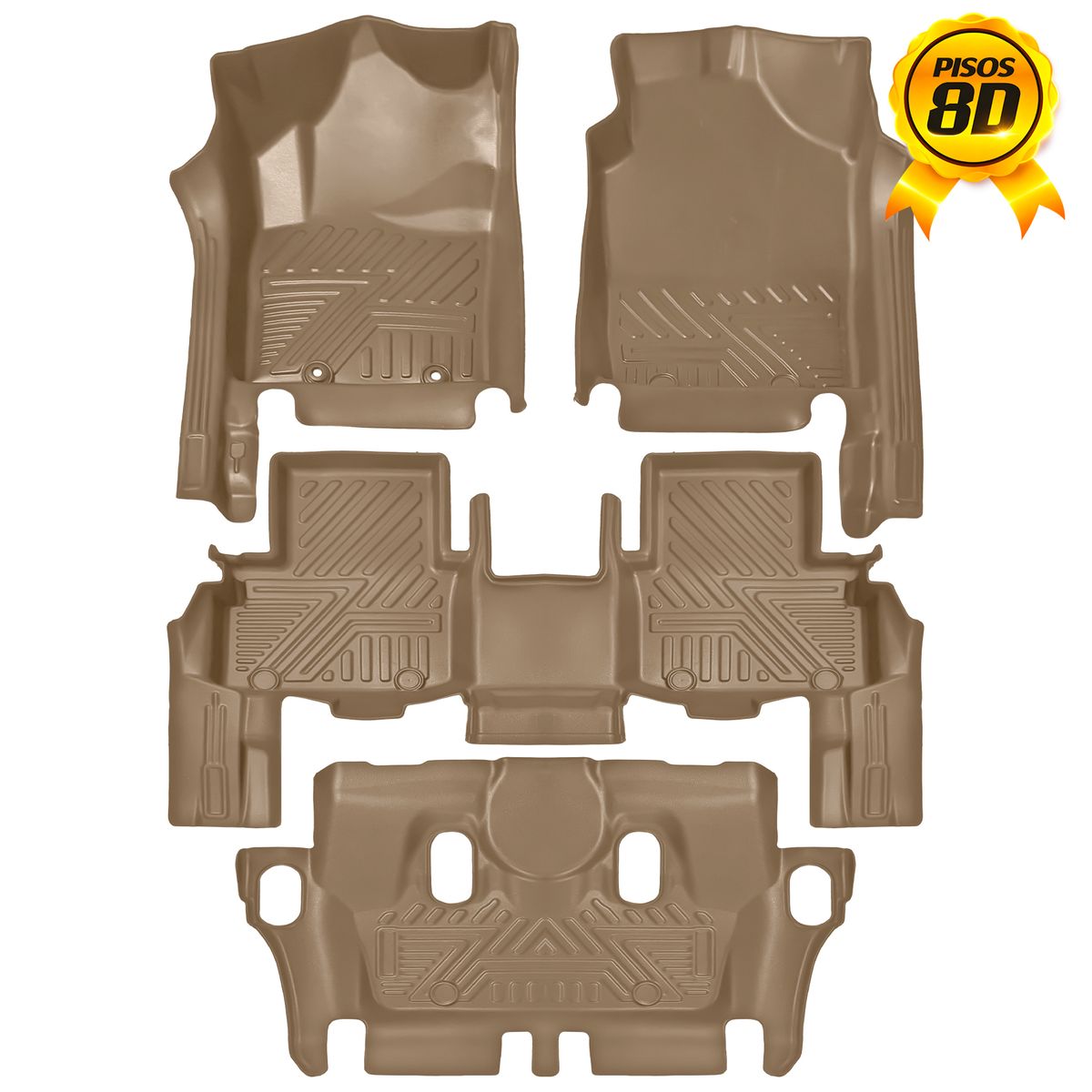 GENERICO - PISO PREMIUM 8D TOYOTA AVANZA COFFEE 2022-2026 3F