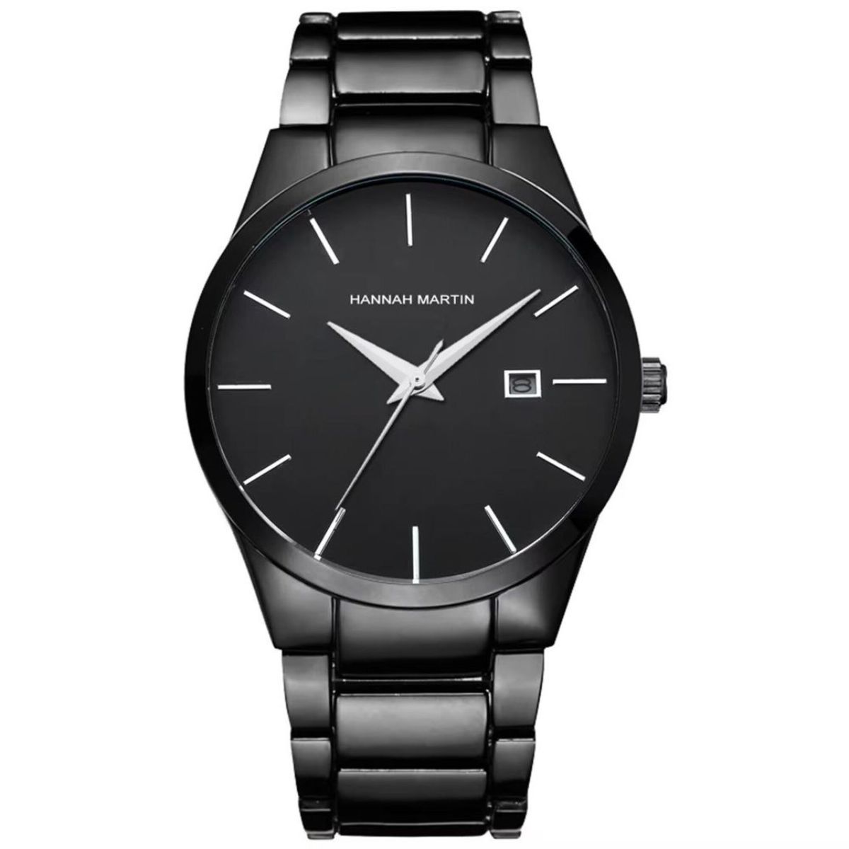 HANNAH MARTIN - RELOJ HANNAH MARTIN ORIGINAL ELEGANTE NEGRO  HAN-103