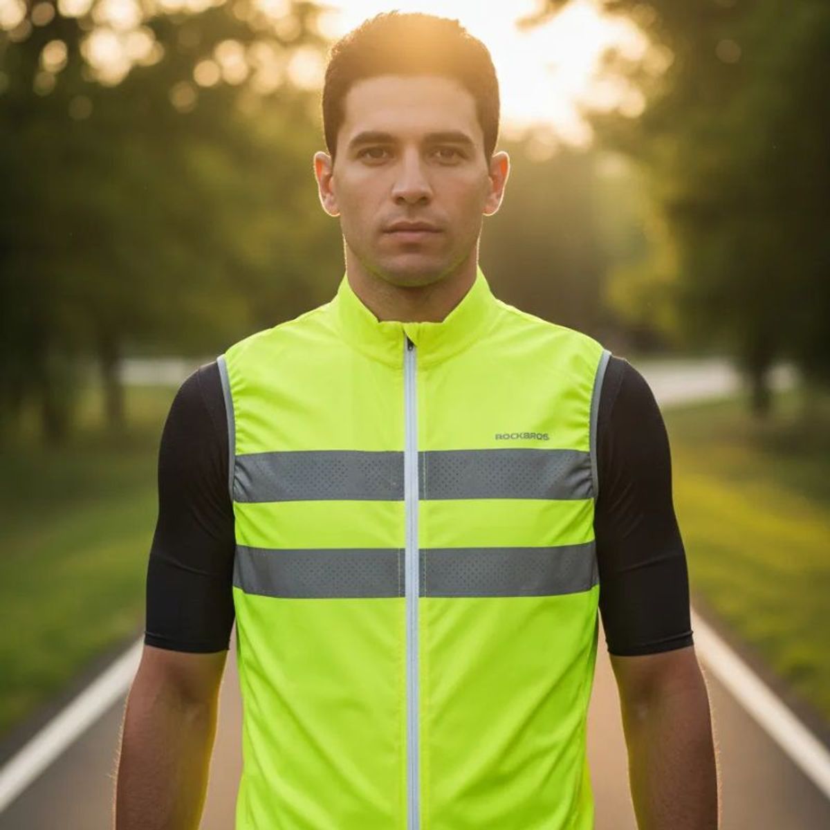 ROCKBROS - Chaleco De Ciclismo Reflectivo Deportivo Rockbros