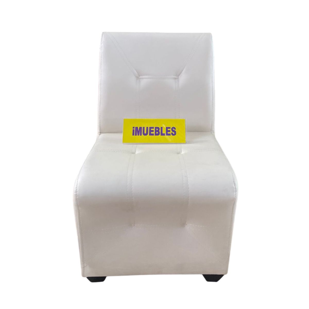 TEMEL - Sillón Individual Sillón Modular Sillón de espera Blanco