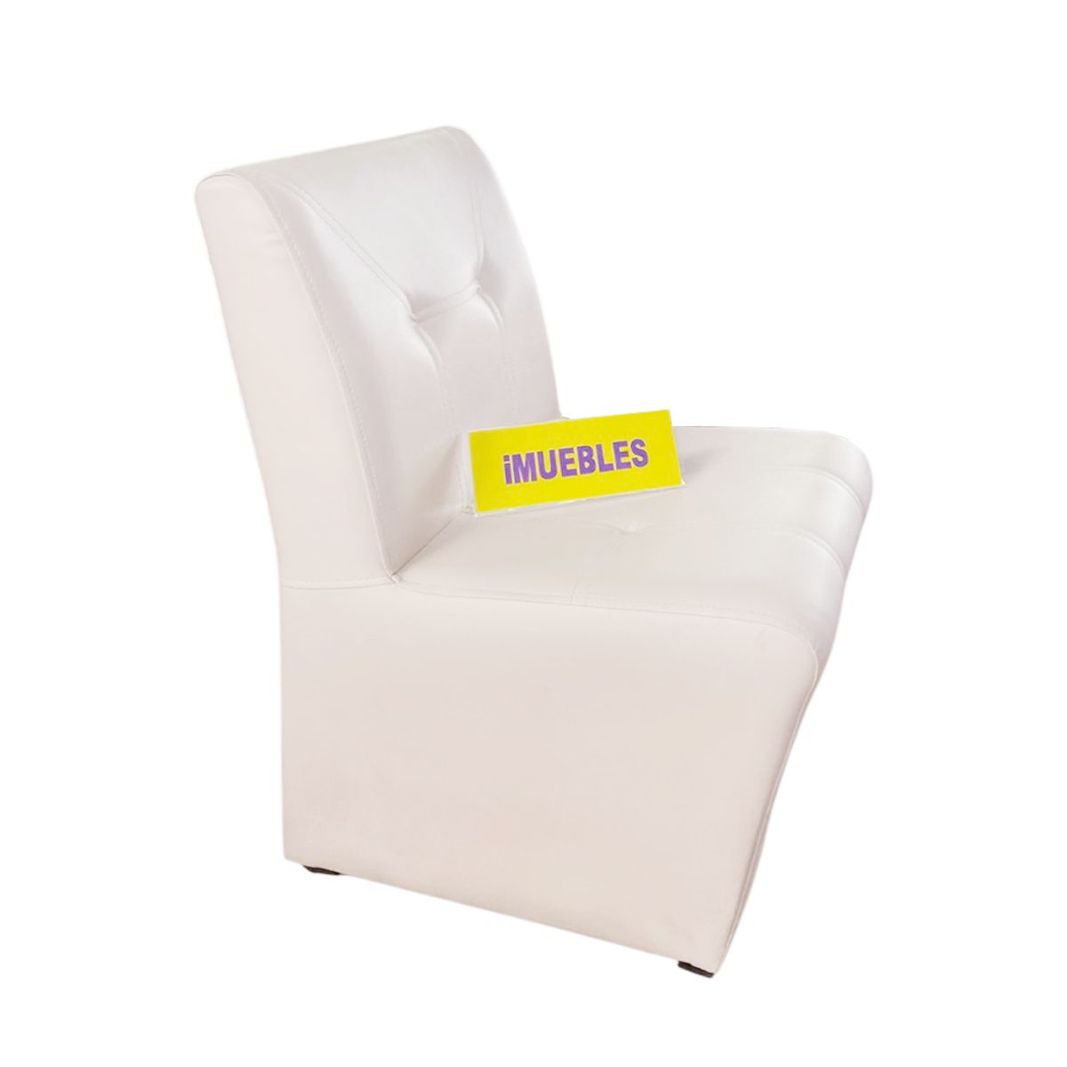 TEMEL - Sillón Individual Sillón Modular Sillón de espera Blanco