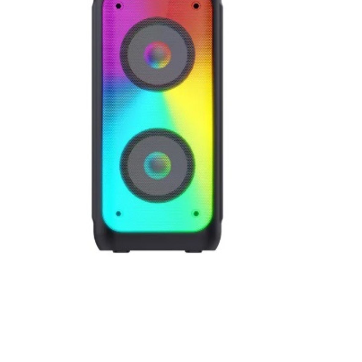 GENERICO - Parlante 10W Color Negro luces LED