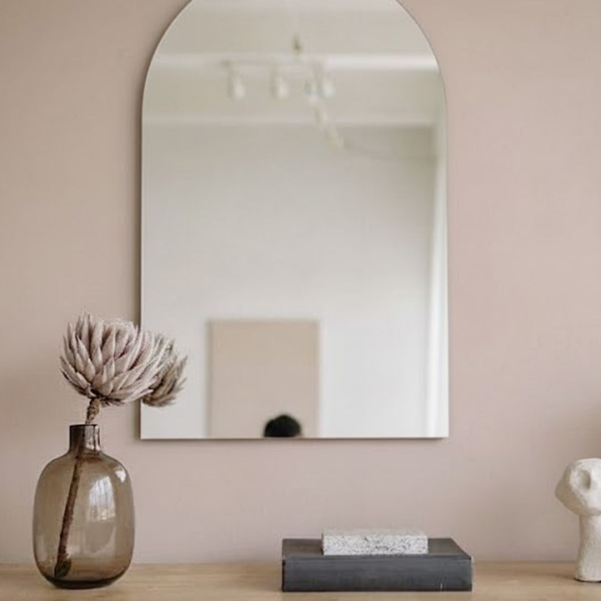 GENERICO - Espejo Arco  con bordes pulidos 80x60cm