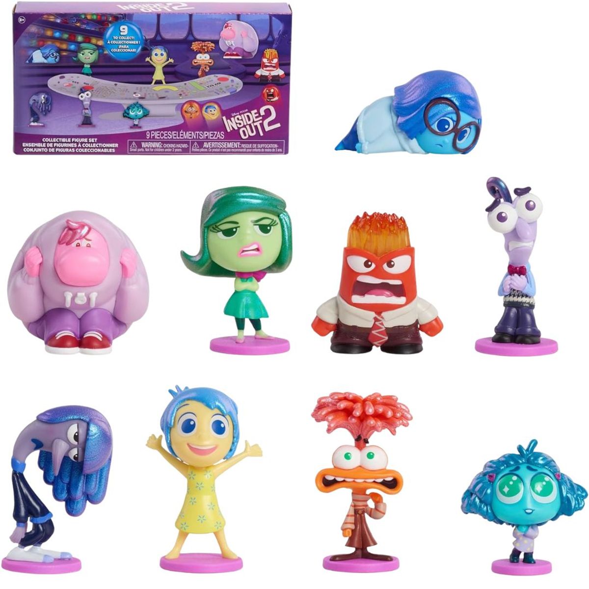 JUST PLAY - Playset Intensamente Emociones Coleccionable 9 piezas