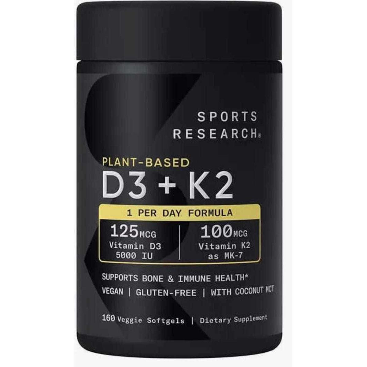 GENERICO - Sports Research D3 + K2  160 softgels