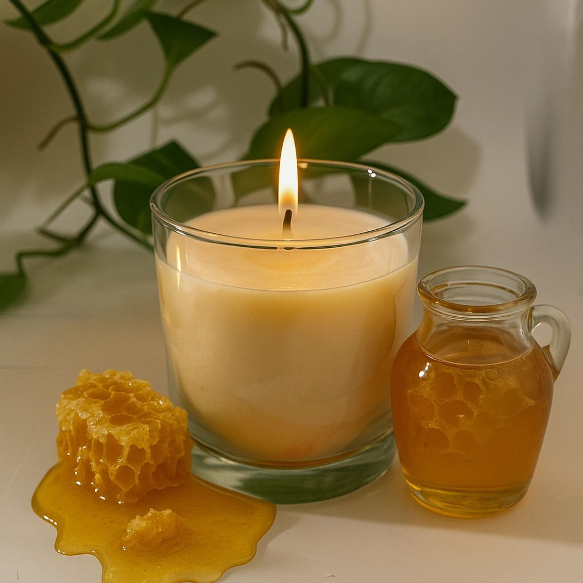 LUMMOS - Golden Dawn - Vela Aromática de Cera de Soya Miel 200g