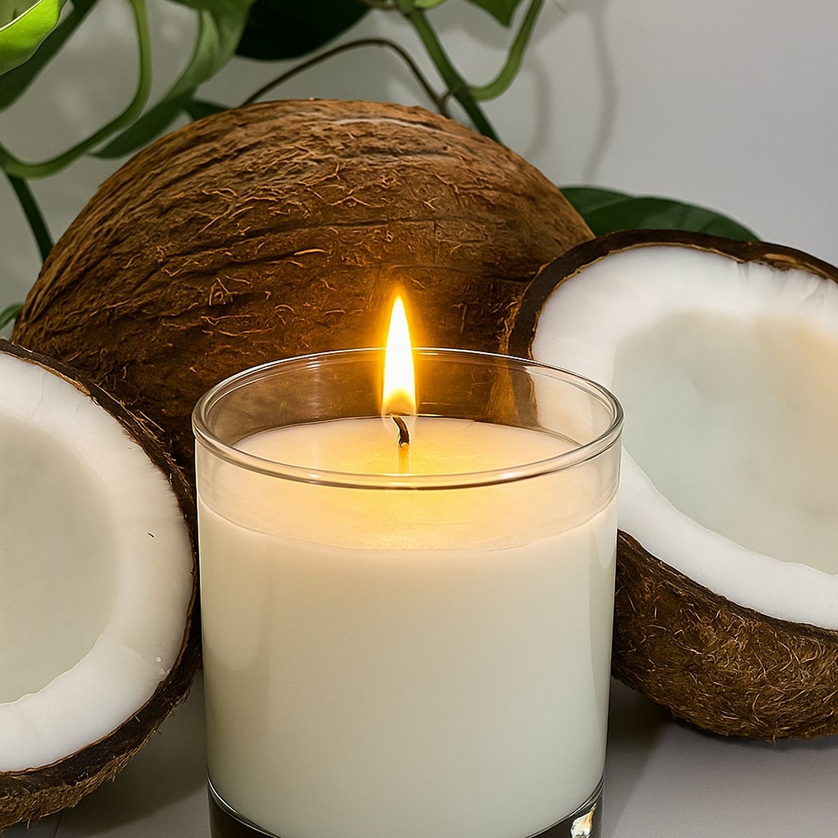 LUMMOS - White Sands - Vela Aromática de Cera de Soya Coco 200g