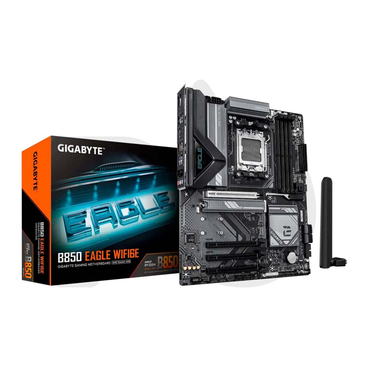 GIGABYTE - Placa Base Gigabyte Am5 B850 Eagle Con Wifi 6E - Rendimiento Superior Para Gamers Y Creado