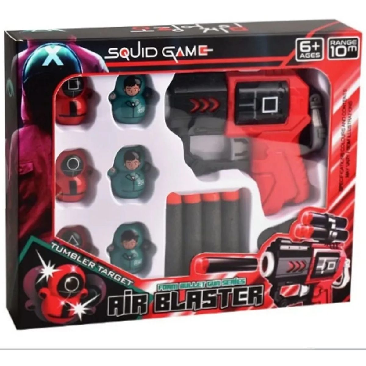 GENERICO - SET DE PISTOLA CON DARDOS DE ESPUMA PARA NIÑO