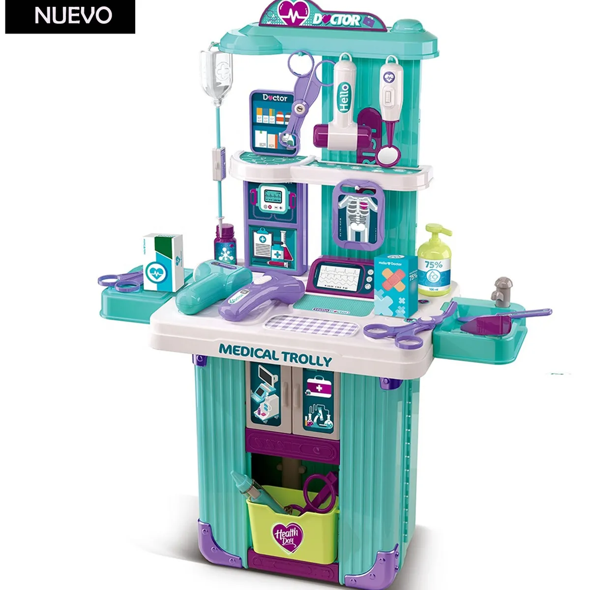 GENERICO - Set de Doctor Maleta para Niños 2en1