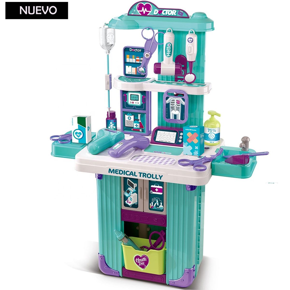 GENERICO - Set de Doctor Maleta para Niños 2en1