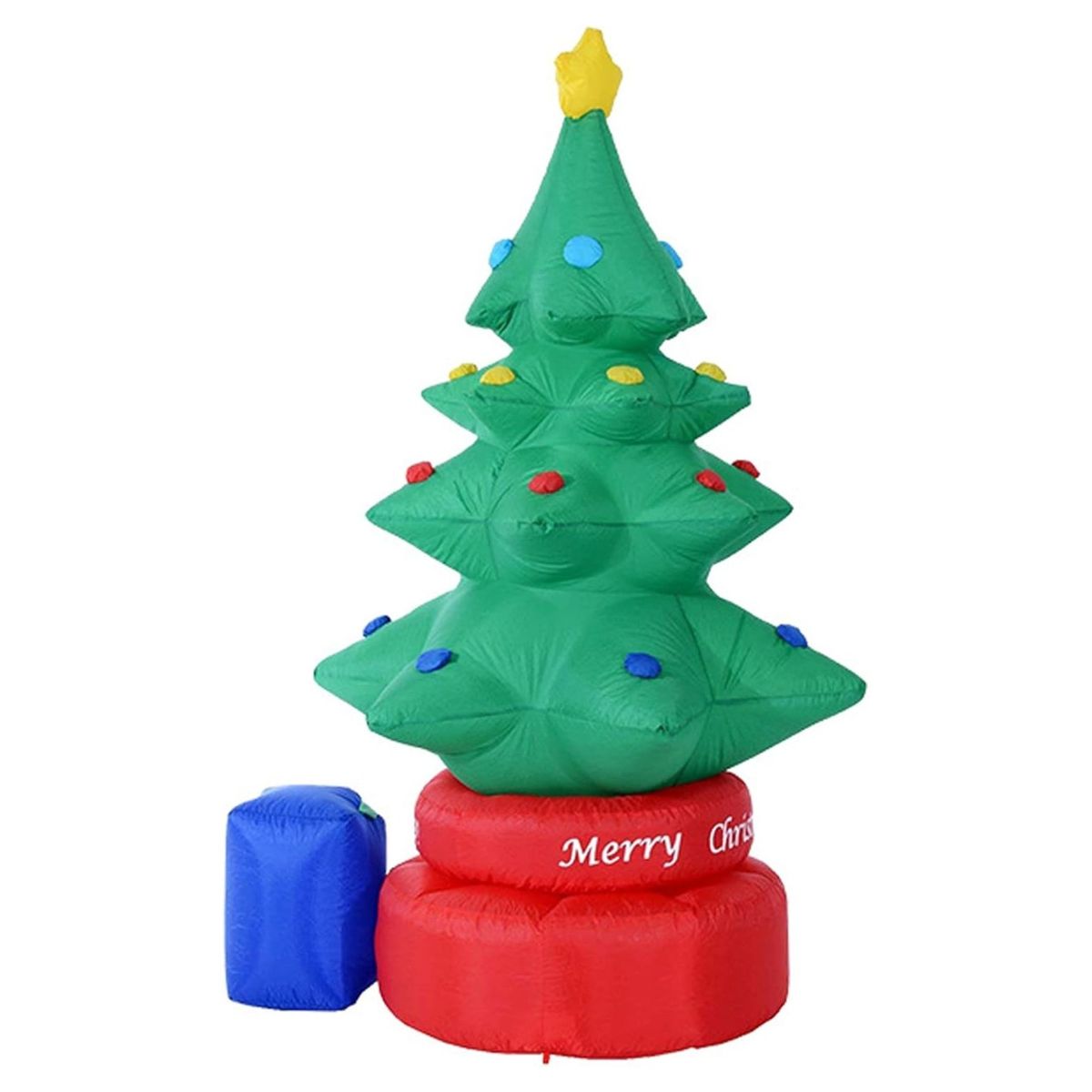 GENERICO - Árbol Giratorio con Luces LED 210CM