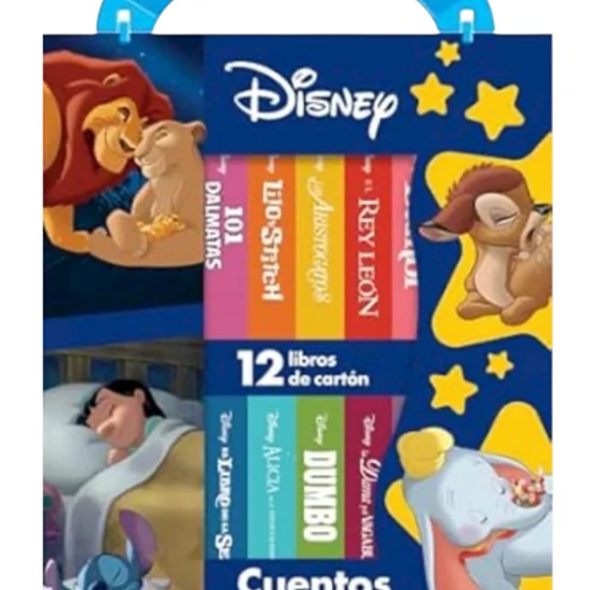 DISNEY CLASICOS - CUENTOS PARA LA HORA DE DORMIR 12 LIBROS