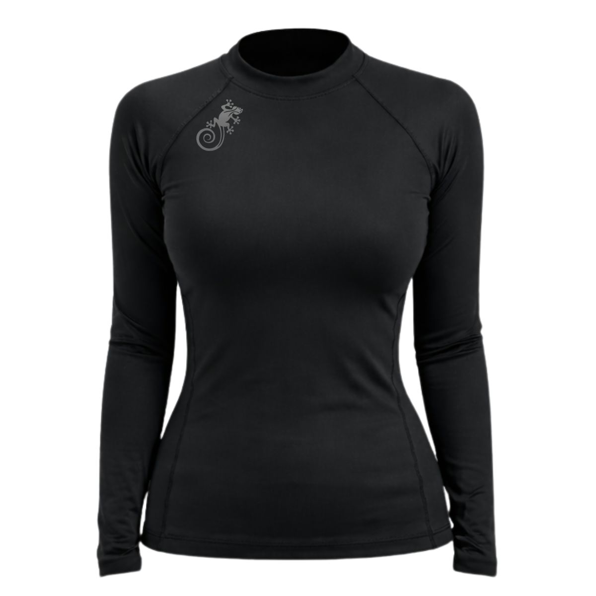 AQUA&MODA - LICRA CON PROTECCION UV AQUAMODA LAMHNLGR UNISEX NEGRO LOGO GRIS REFLECTIVO