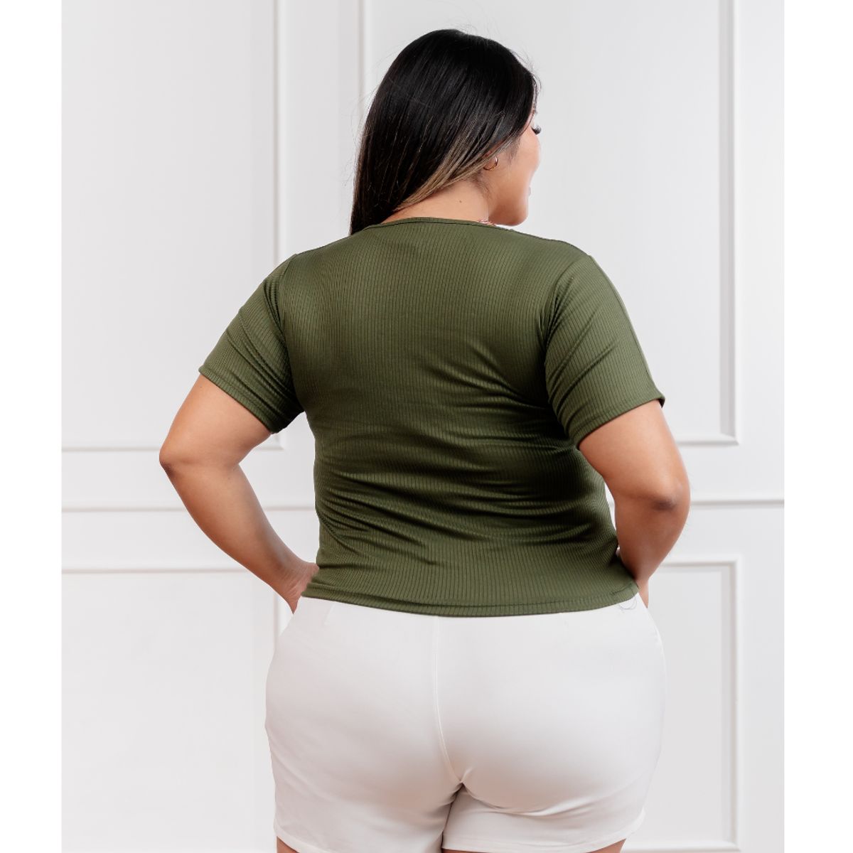 GENERICO - Polo básico mujer Asimetrico