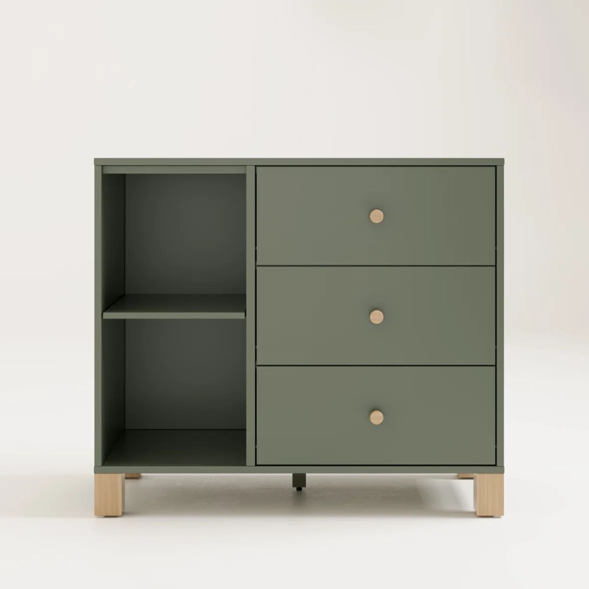 GENERICO - Comoda Infantil Cassie Color Olivo Nice Home