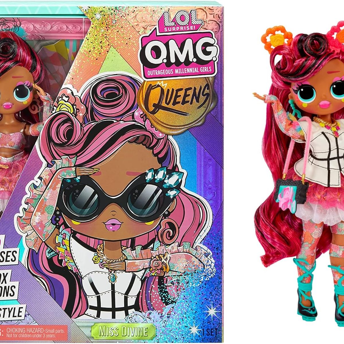 MUÑECA DE TRAPO - MUÑECA LOL SURPRISE OMG QUEENS MISS DIVINE