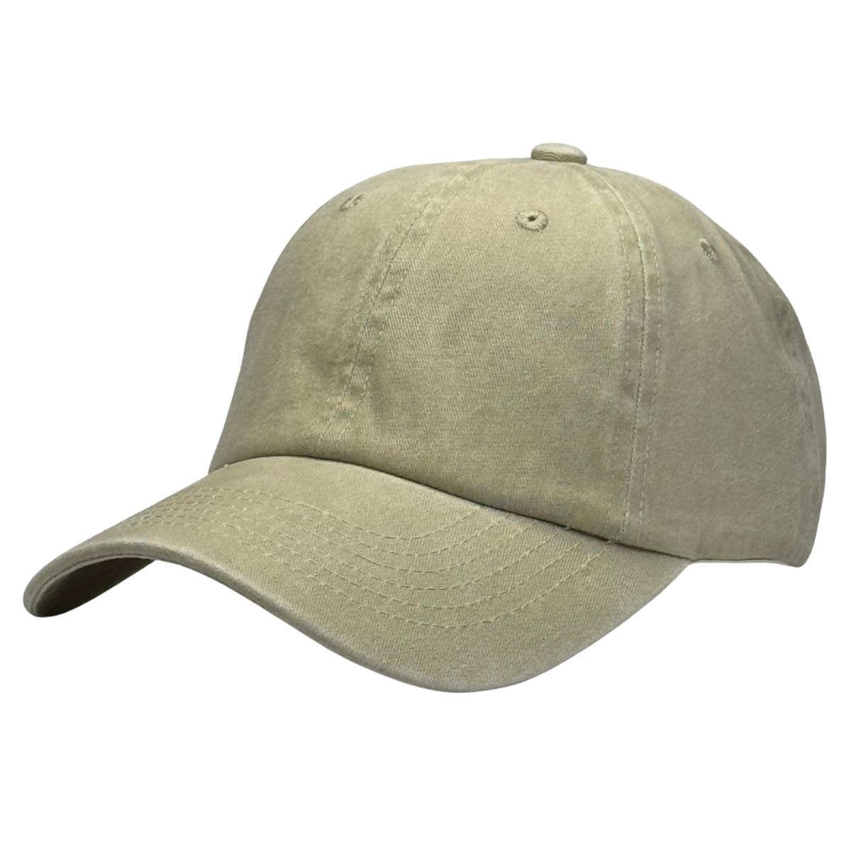 GENERICO - Gorra Casual Unisex Vintage Beige claro Prelavada con Ajuste Regulable