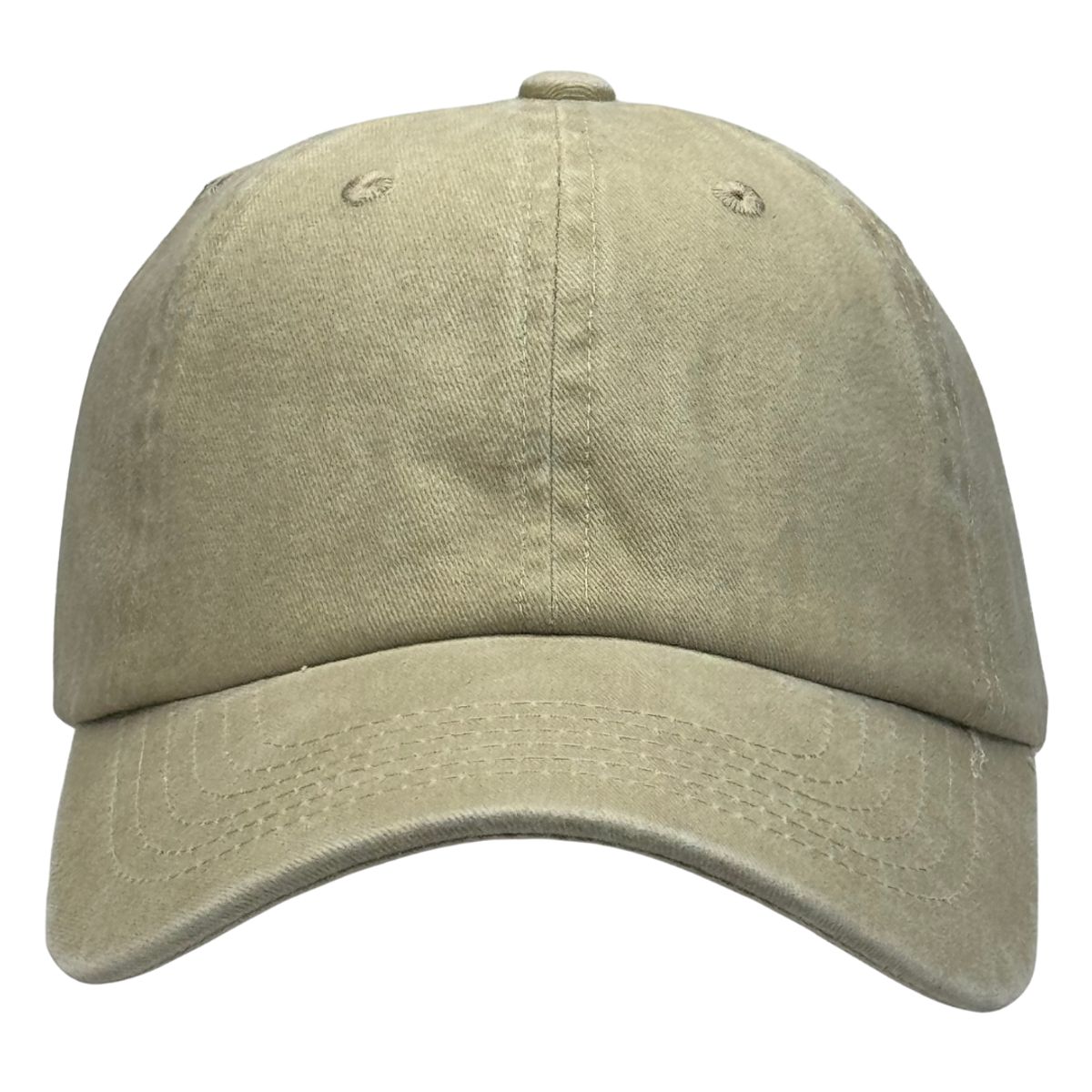 GENERICO - Gorra Casual Unisex Vintage Beige claro Prelavada con Ajuste Regulable