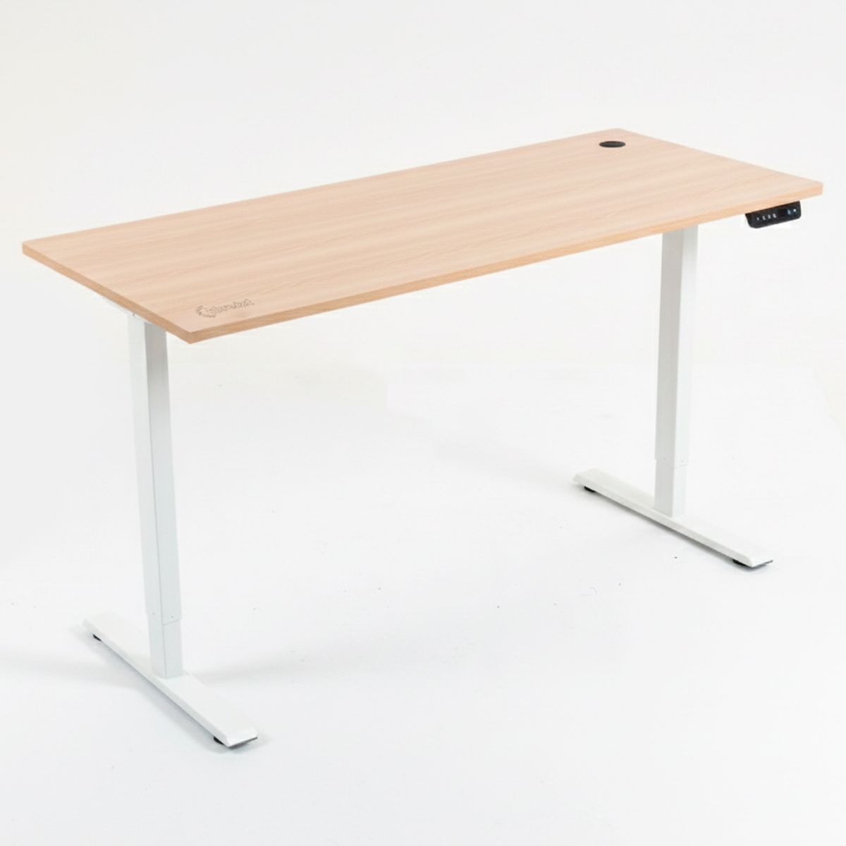 DREIZT - Escritorio Eléctrico XDesk Smart 150x60 Rovere