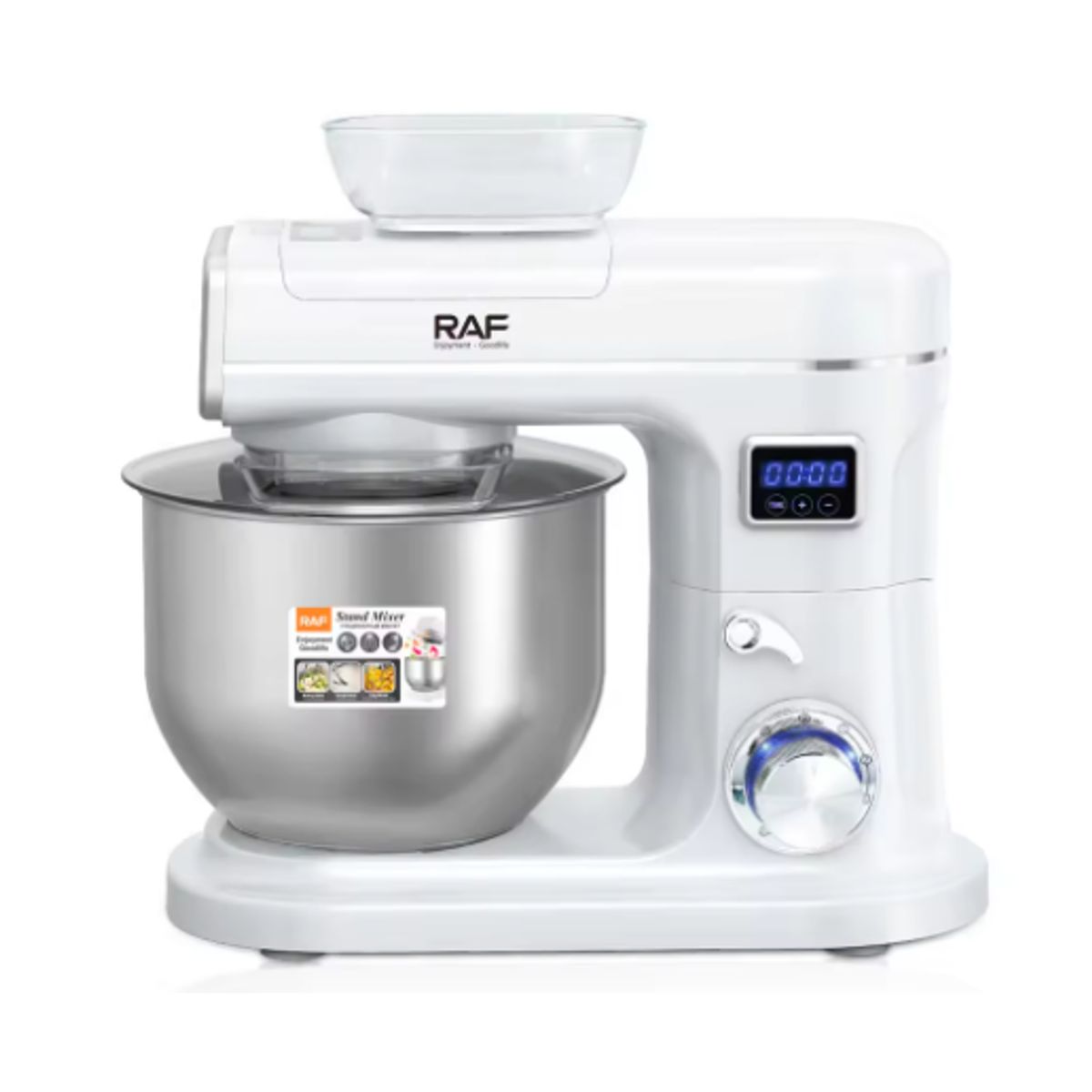 GENERICO - BATIDORA DE PEDESTAL DE 6L CON PANTALLA LED Y BALANZA