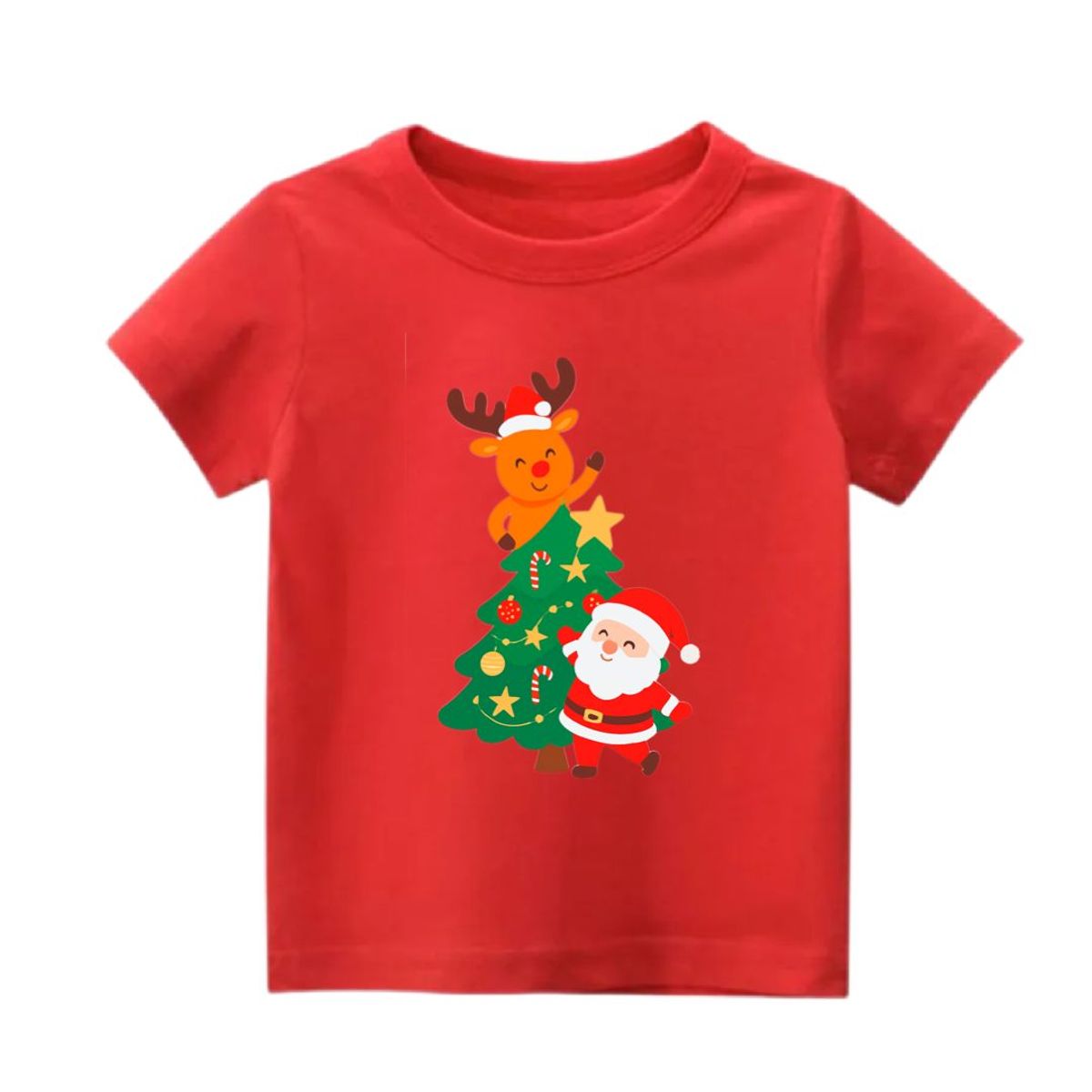 GENERICO - Polo Manga Corta de algodón Pima Unisex Navideños