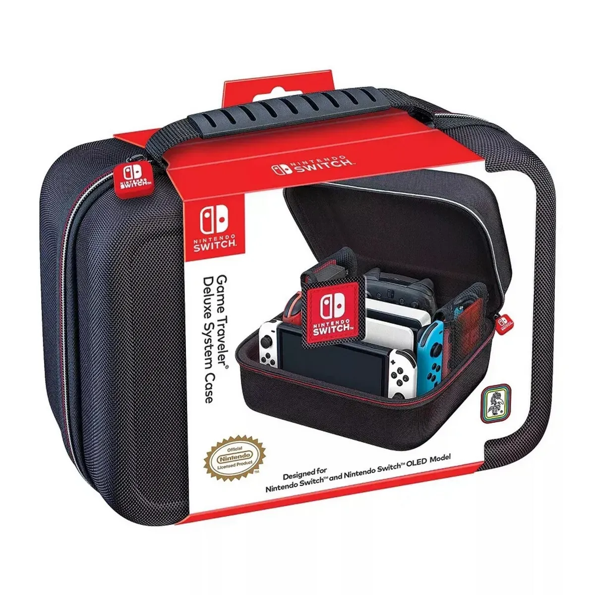 NINTENDO - Maletín/Estuche Sistema Deluxe para Nintendo Switch  Game Traveler (RDS)  Licencia Nintendo