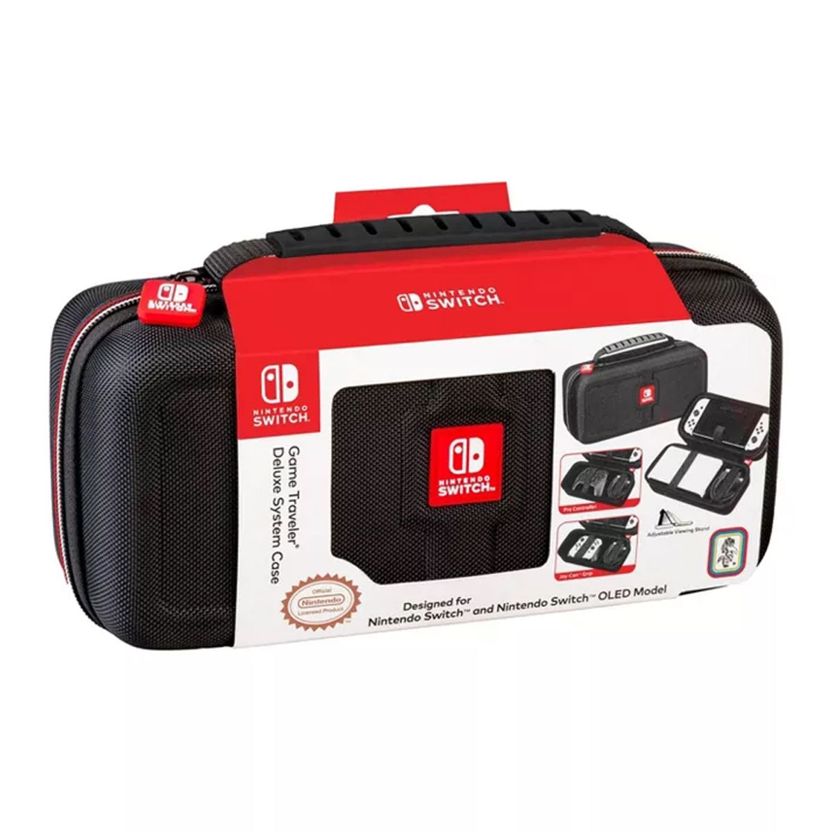 NINTENDO - Kit de Viaje con Accesorios para Nintendo Switch Negro  Game Traveler (RDS)  Licencia Nintendo
