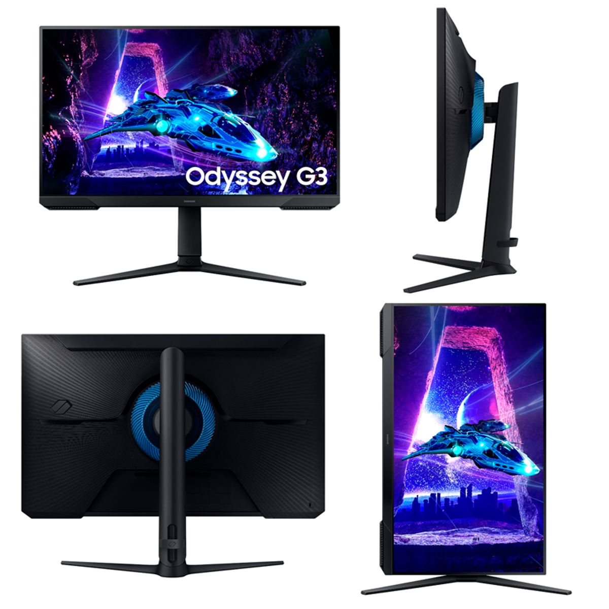 SAMSUNG - Monitor Samsung Odyssey LS27DG300ELXPE G3 27 VA Full HD 180Hz