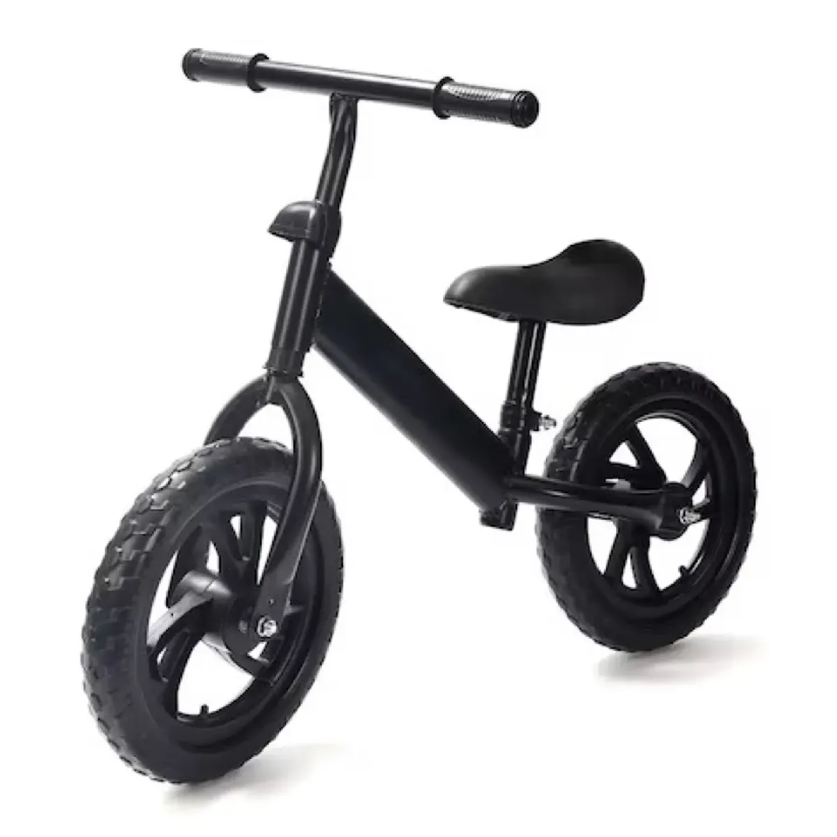 CUZKA - Bicicleta de Equilibrio Aro 12 PVC - Color Negro