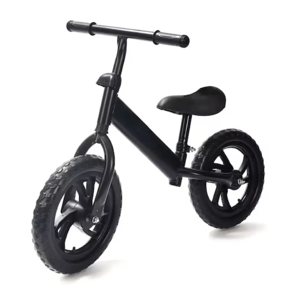 CUZKA - Bicicleta de Equilibrio Aro 12 PVC - Color Negro