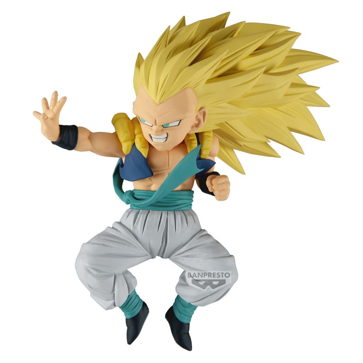 BANPRESTO - FIGURA COLECCIONABLE BANDAI DE DRAGON BALL Z MATCH MAKERS SUPER SAIYAN 3 GOTENKS