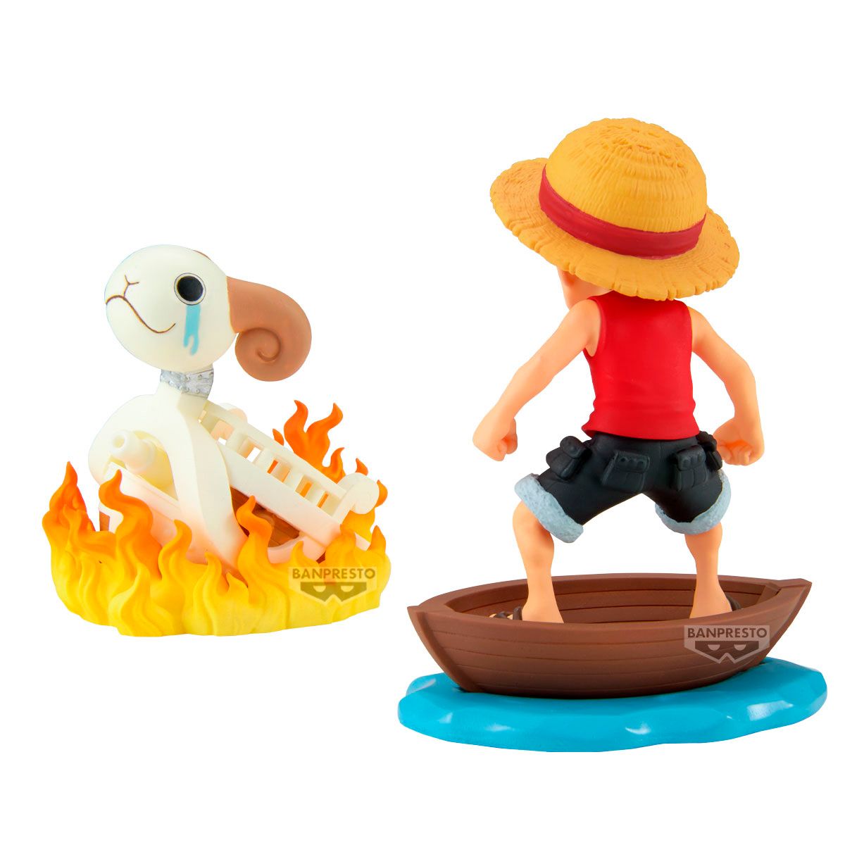 BANPRESTO - FIGURA COLECCIONABLE BANDAI DE ONE PIECE WCF LOG STORIES LUFFY-MERRY