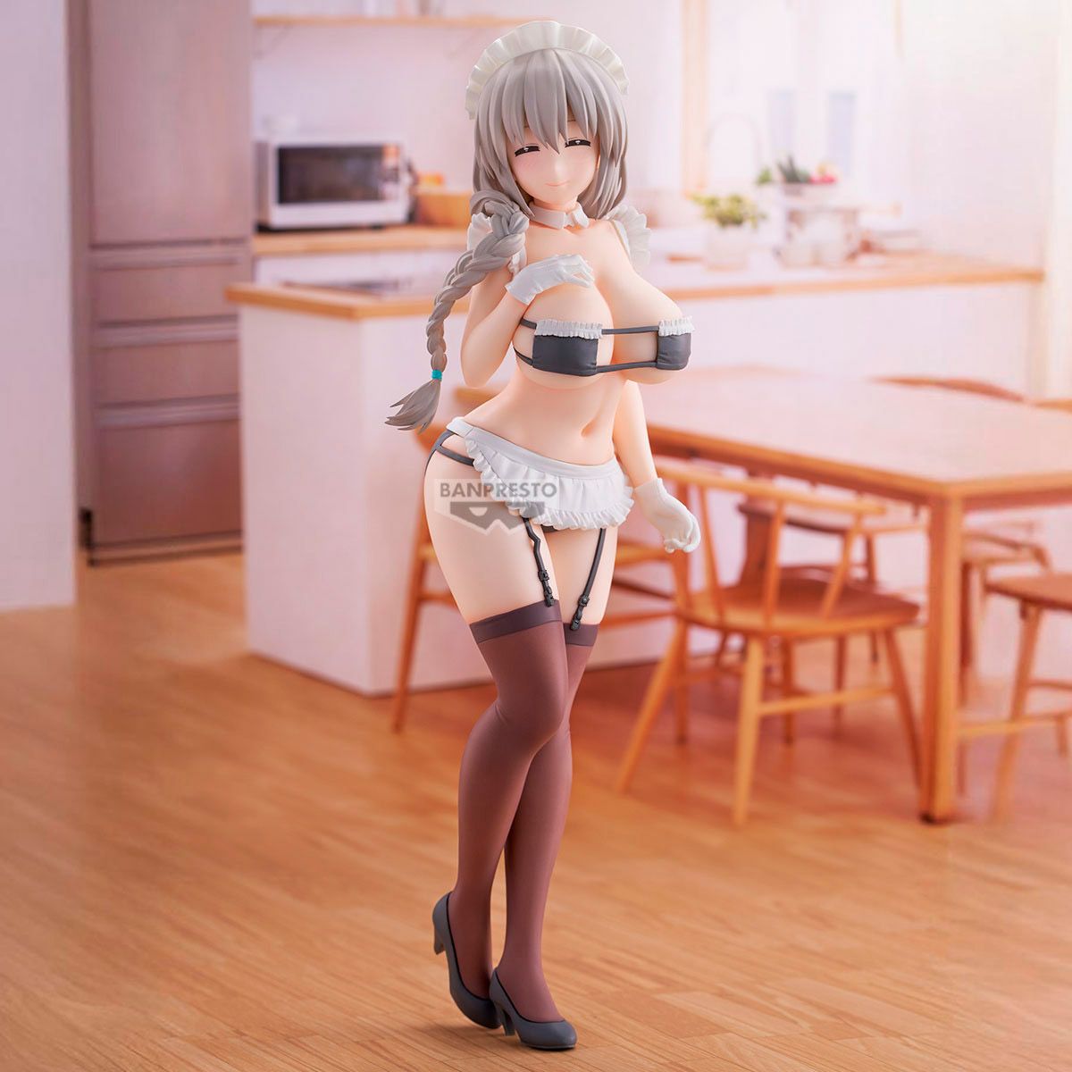 BANPRESTO - FIGURA COLECCIONABLE BANDAI DE UZAKI-CHAN WANTS TO HANG OUT GLITTERGLAMOURS UZAKI TSUKI MAID VER