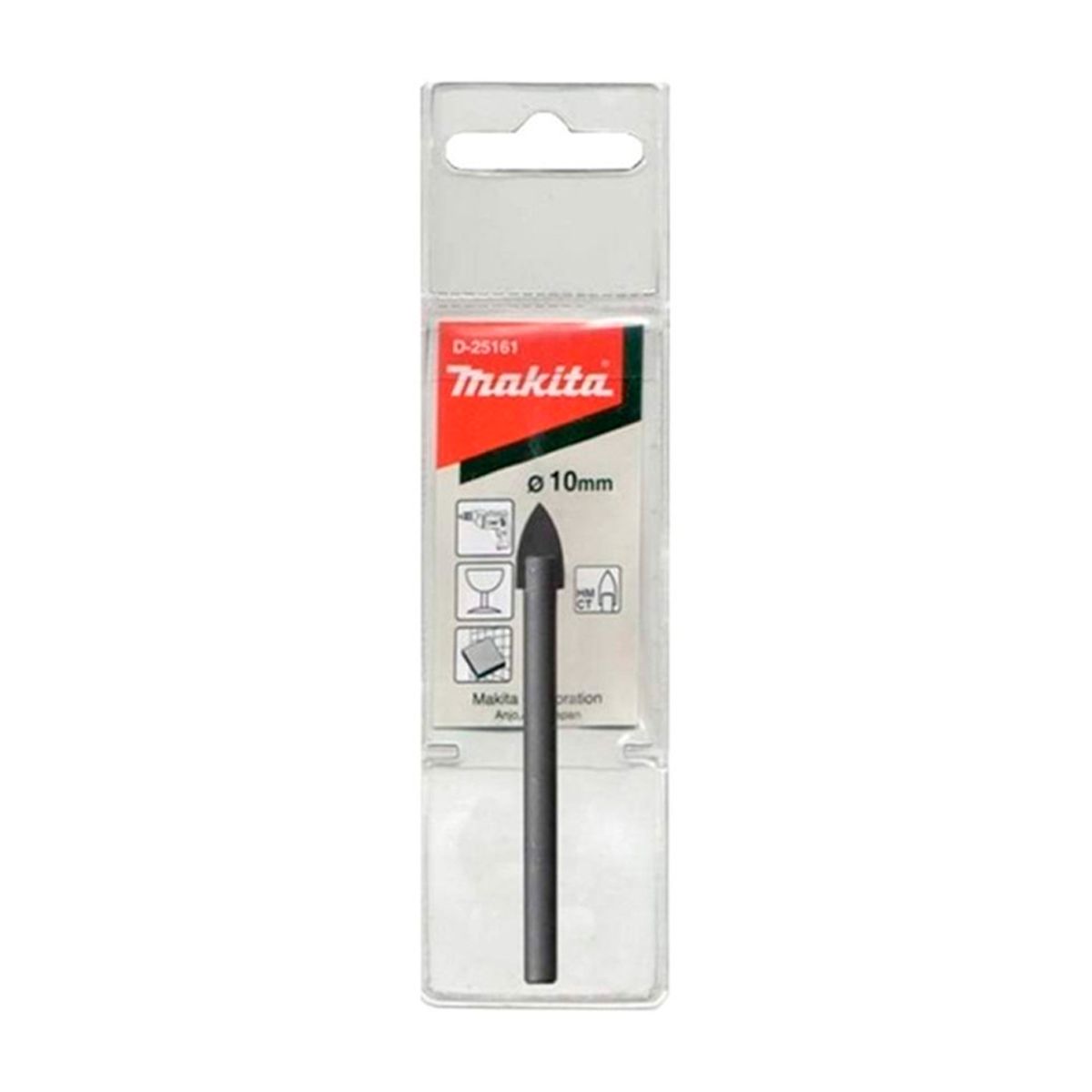 MAKITA - Broca para VidrioMayolica Makita 10 X 65 Mm D-25161