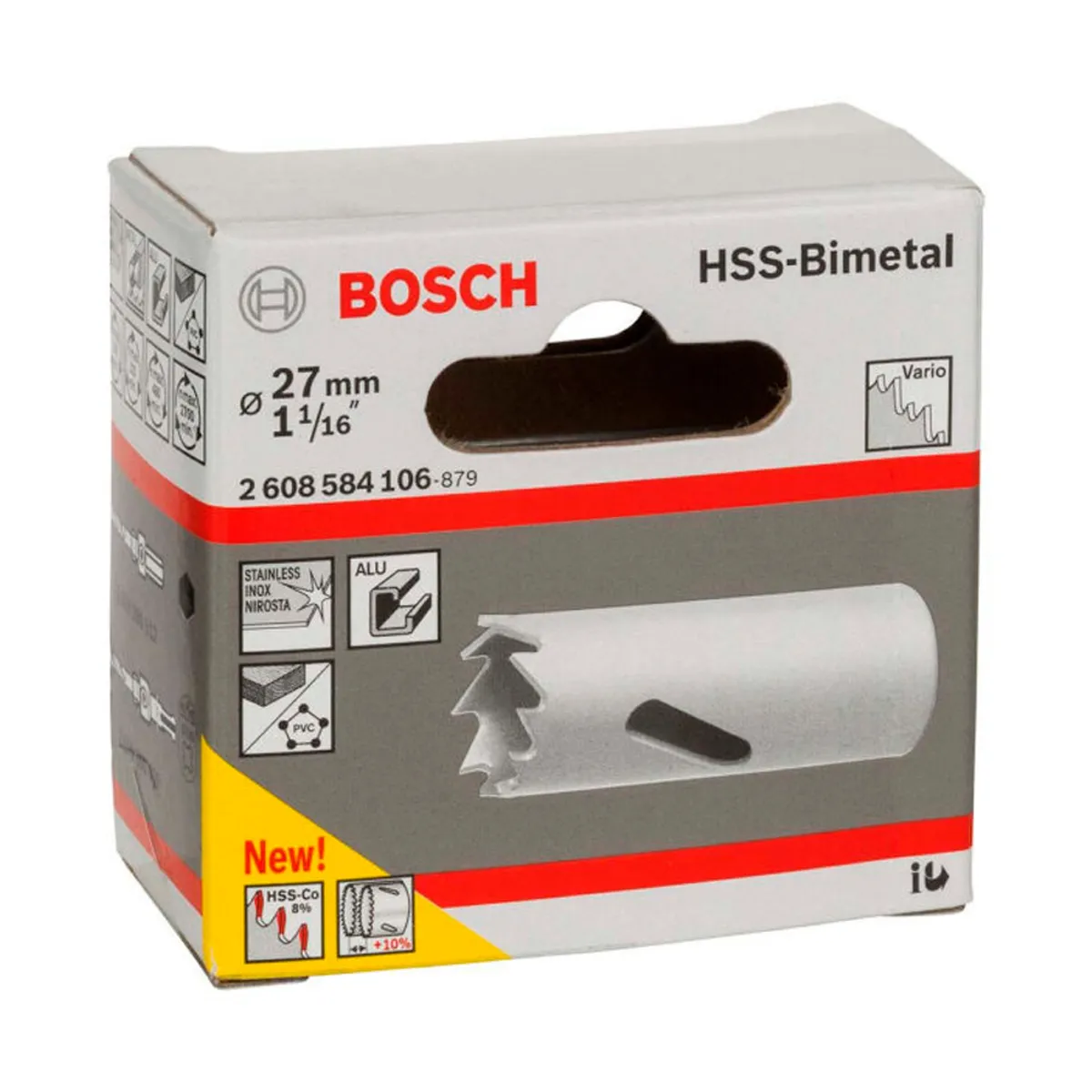 BOSCH - Sierra Copa Cobaltada Bosch 27 mm - 1116
