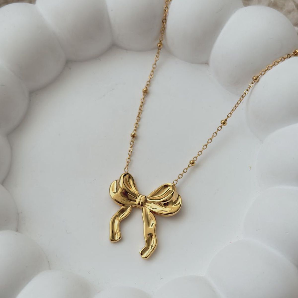 GENERICO - Collar Lazo -  Acero inoxidable PVD