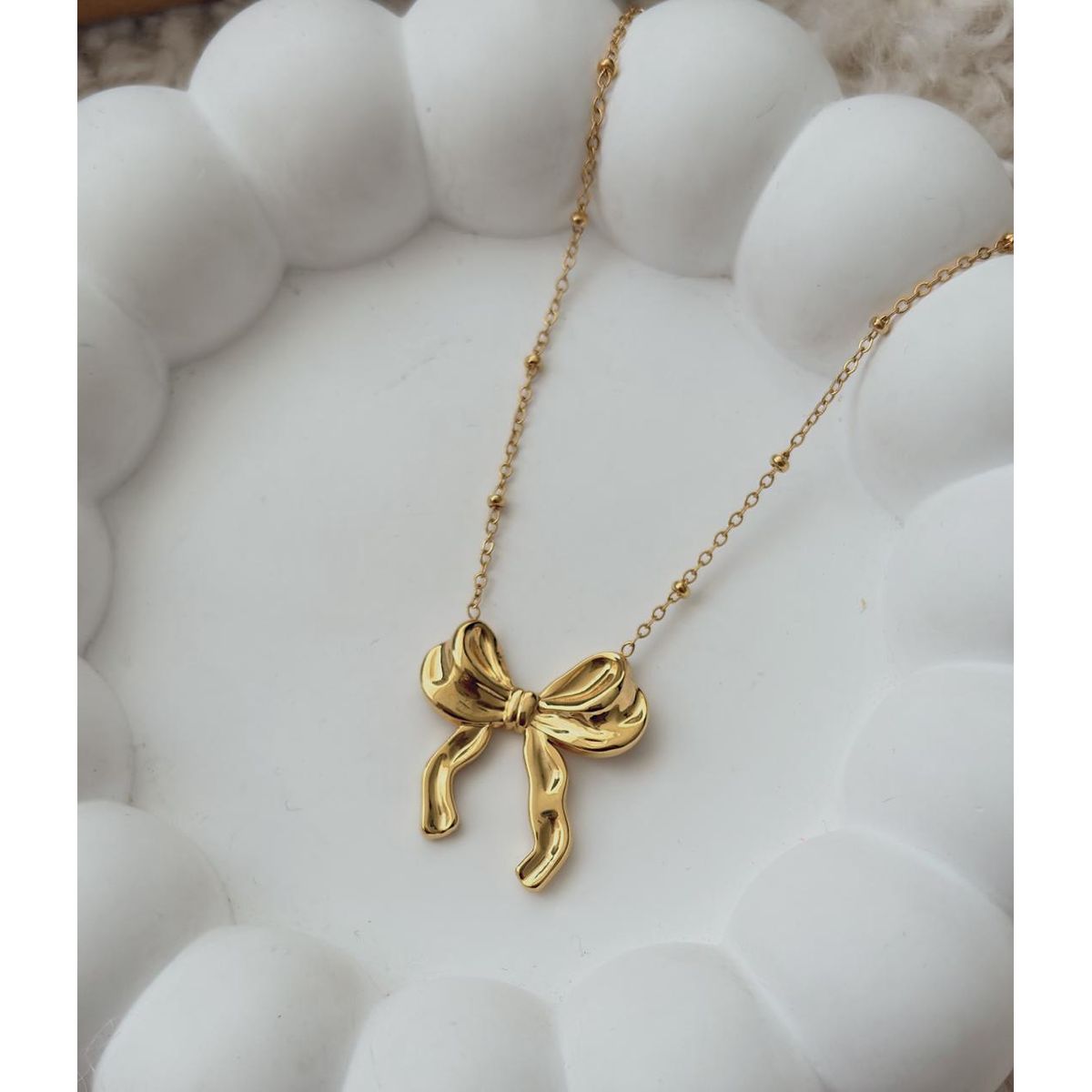 GENERICO - Collar Lazo -  Acero inoxidable PVD